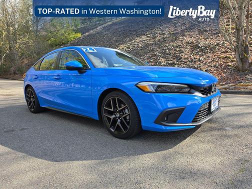 Boost Blue Pearl 2024 Honda Civic Sport Touring