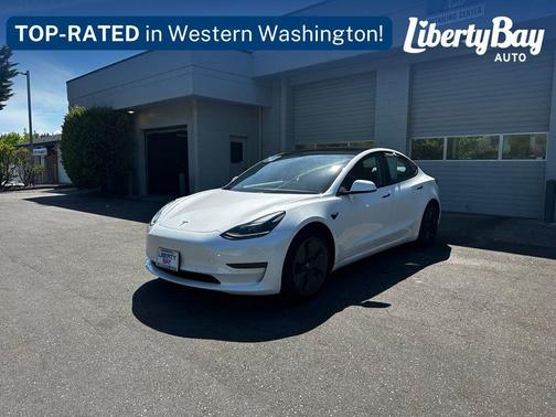 Pearl White Multi-Coat 2021 Tesla Model 3 Standard Range Plus