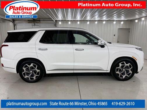 Hyper White 2022 Hyundai PALISADE Calligraphy