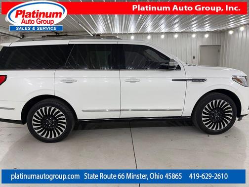 Pristine White 2020 Lincoln Navigator Black Label