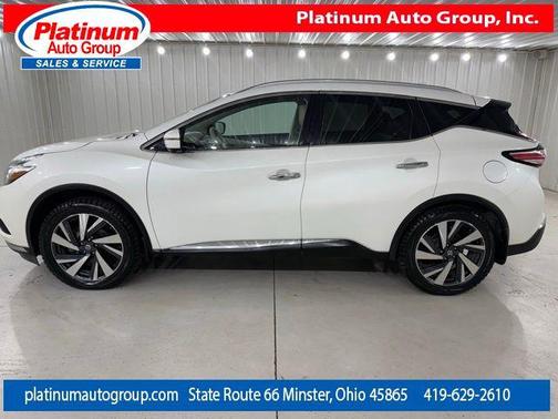 Pearl White 2018 Nissan Murano Platinum