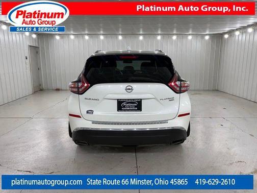 Pearl White 2018 Nissan Murano Platinum