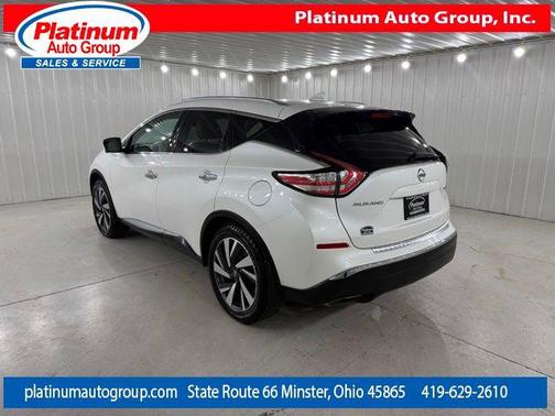 Pearl White 2018 Nissan Murano Platinum