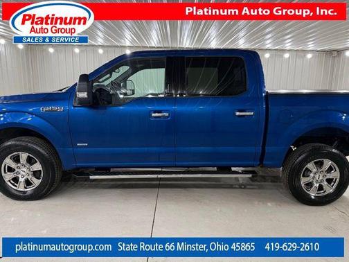 Lightning Blue 2017 Ford F-150 XLT