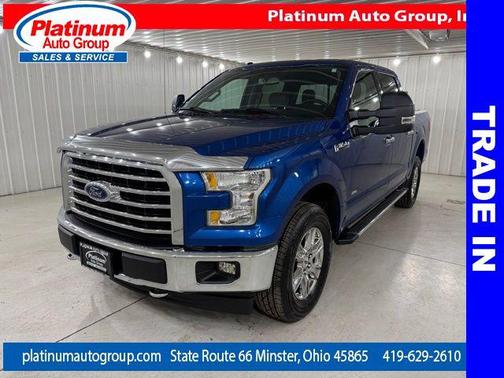 Lightning Blue 2017 Ford F-150 XLT