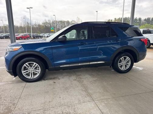 ATLAS BLUE METALLIC 2023 Ford Explorer XLT