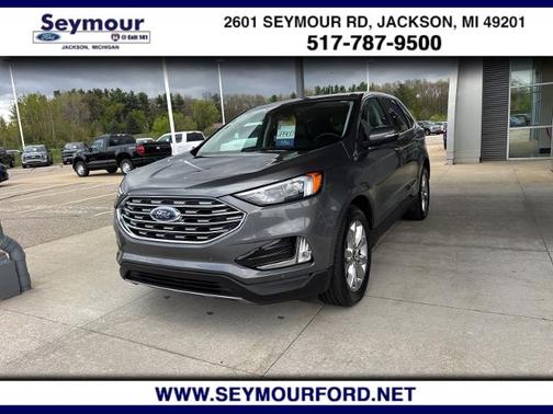 CARBONIZED GRAY 2023 Ford Edge TITANIUM