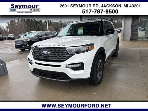 STAR WHITE MET TRI-COAT 2023 Ford Explorer XLT