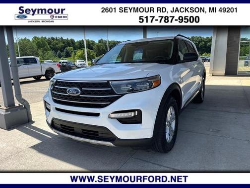 OXFORD WHITE 2020 Ford Explorer XLT