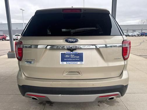 WHITE GOLD METALLIC 2017 Ford Explorer LIMITED