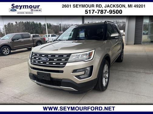 WHITE GOLD METALLIC 2017 Ford Explorer LIMITED