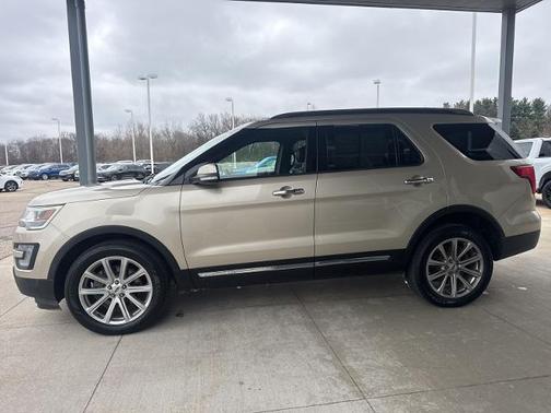 WHITE GOLD METALLIC 2017 Ford Explorer LIMITED