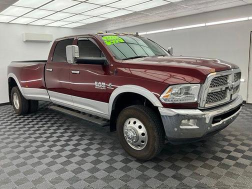 Delmonico Red Pearlcoat 2017 RAM 3500 Laramie Crew Cab 4x4 8' Box