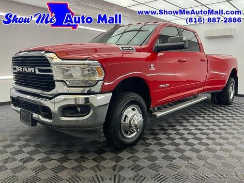 Flame Red Clearcoat 2021 RAM 3500 Big Horn Crew Cab 4x4 8' Box