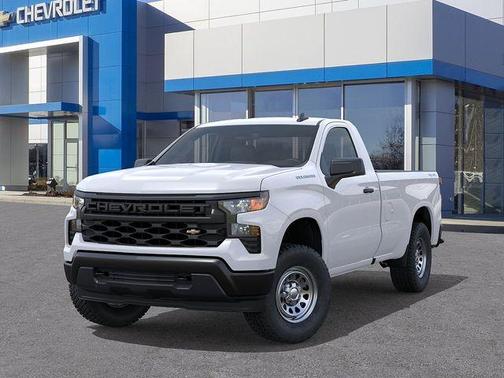 Summit White 2026 Chevrolet Silverado 1500 WT