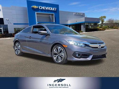 Modern Steel Metallic 2018 Honda Civic EX-T