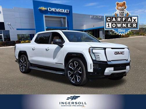 Summit White 2026 GMC Sierra EV Denali