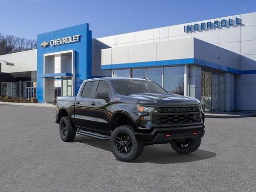 Black 2026 Chevrolet Silverado 1500 Custom Trail Boss
