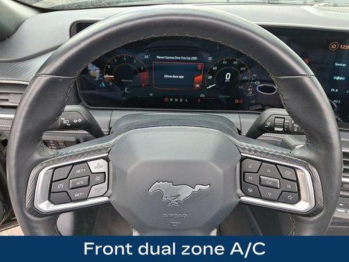 Shadow Black 2025 Ford Mustang EcoBoost Premium
