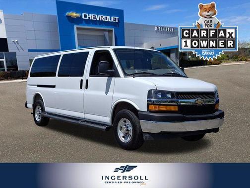 Summit White 2025 Chevrolet Express 3500 LT