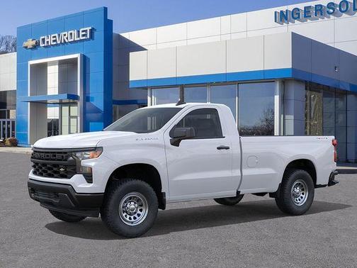 Summit White 2026 Chevrolet Silverado 1500 WT