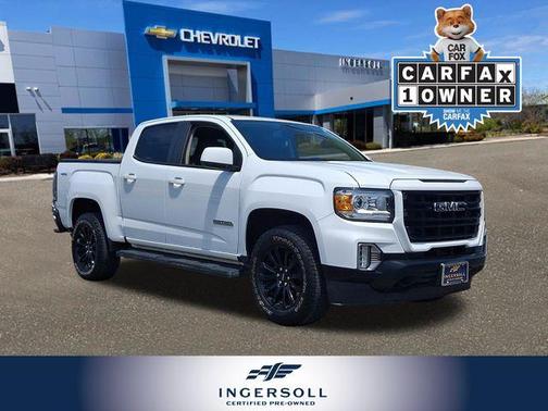 Summit White 2022 GMC Canyon Elevation