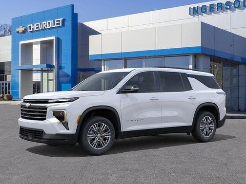 Summit White 2026 Chevrolet Traverse LT