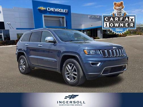 Pacific Blue Clearcoat 2020 Jeep Grand Cherokee Limited