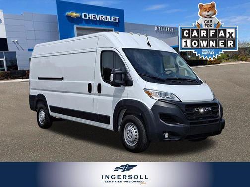 Bright White Clearcoat 2025 RAM ProMaster 2500 High Roof