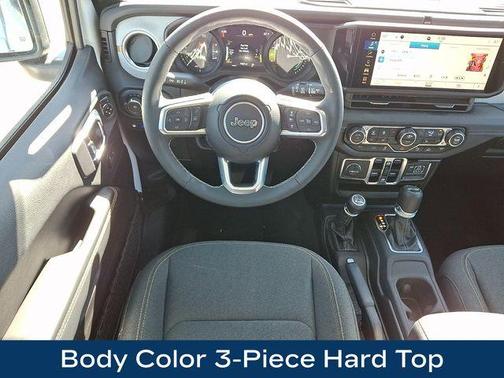 Bright White Clearcoat 2025 Jeep Wrangler 4xe Sahara