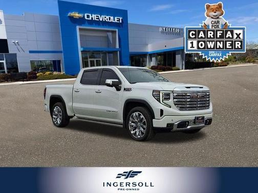 White Frost Tri-Coat 2024 GMC Sierra 1500 Denali