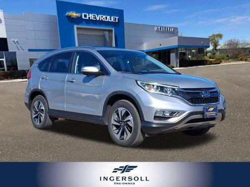 Alabaster Silver Metallic 2015 Honda CR-V Touring