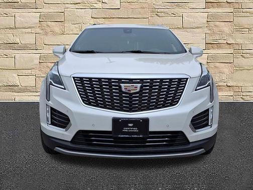 Crystal White Tri-Coat 2025 Cadillac XT5 Premium Luxury