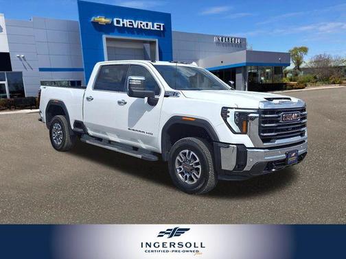 Summit White 2025 GMC Sierra 2500 SLT