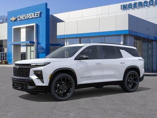 Polar White 2026 Chevrolet Traverse RS