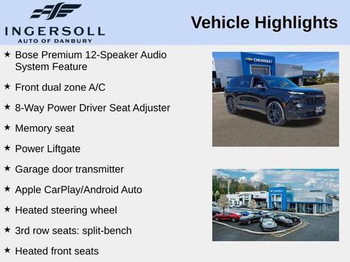 Mosaic Black Metallic 2026 Chevrolet Traverse RS