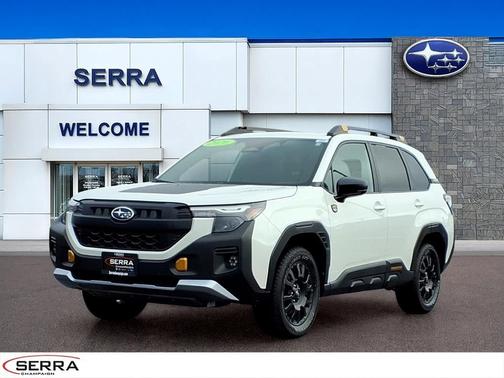 Crystal White Pearl 2026 Subaru Forester Wilderness
