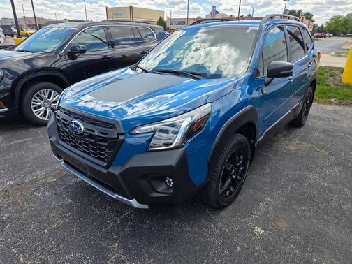 Geyser Blue 2022 Subaru Forester Wilderness