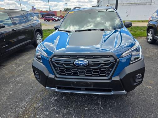 Geyser Blue 2022 Subaru Forester Wilderness