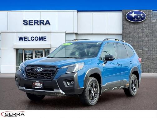 Geyser Blue 2022 Subaru Forester Wilderness
