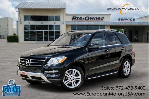Black 2012 Mercedes-Benz M-Class 4MATIC