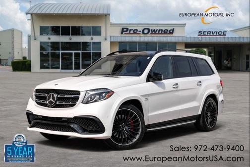 designo Diamond White Metallic 2019 Mercedes-Benz AMG GLS 63 Base