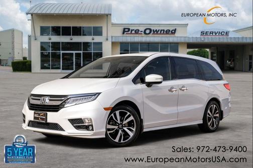 Platinum White Pearl 2020 Honda Odyssey Elite