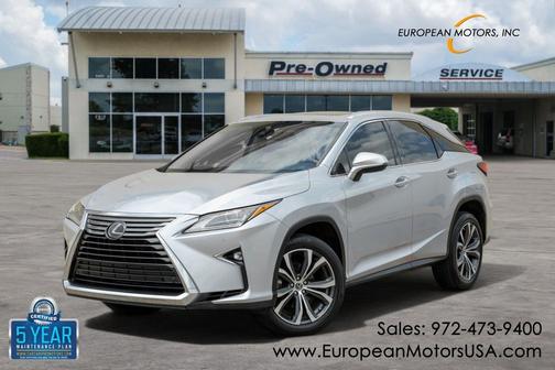 Silver Lining Metallic 2019 Lexus RX 350 Base