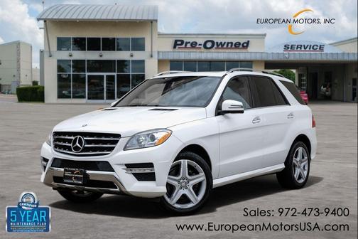 Polar White 2015 Mercedes-Benz M-Class 4MATIC