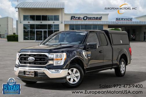 Antimatter Blue Metallic 2021 Ford F-150 XLT