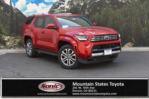 Supersonic Red 2026 Toyota 4Runner Limited