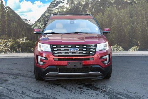 Red 2017 Ford Explorer Limited