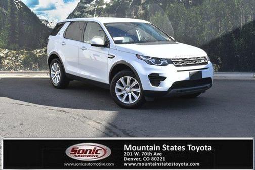 2018 Land Rover Discovery Sport SE