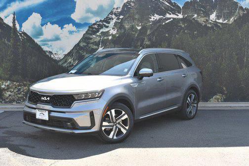 Steel Gray 2024 Kia Sorento Plug-In Hybrid SX Prestige